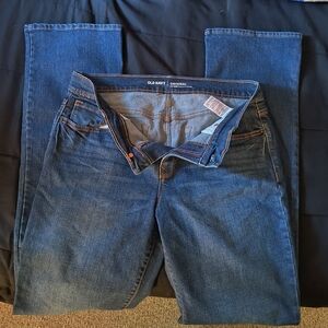 Old Navy Women's Medium Blue Straight Leg Jeans